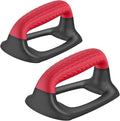 SELEWARE Push Up Bars Pushup Stands Handstand Bars, Soft Rubber Handle Provide Comfy Grip, Fit for Calisthenics, Fitness, Floor strength training, Stable and Sturdy Construction Support 500 lbs