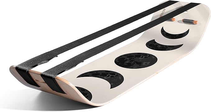 GIBBON SlackBoard - GiBoard Balance Board - Gift for Kids & Adults - 1 & 2 Line Options - Slackline Balance Trainer for Core Workouts, Standing Desk Exercise, Home Gym, Yoga & More