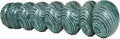 High-Density Foam Roller for Deep Muscle Massage of Legs & Back, Releases Muscle Pain, Pilates Fitness Yoga Pillar （Green Wave）