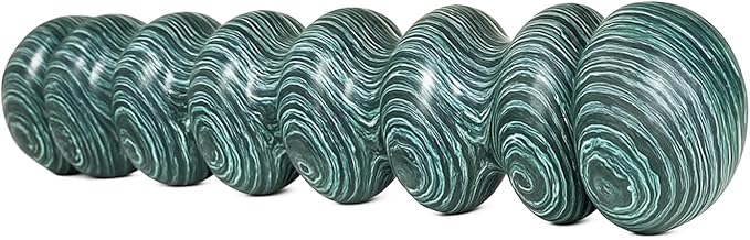 High-Density Foam Roller for Deep Muscle Massage of Legs & Back, Releases Muscle Pain, Pilates Fitness Yoga Pillar （Green Wave）
