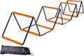 pistro Agility Ladder for Football Training, Foldable Speed Ladder for Footwork Drills, Outdoor Sports Workout Equipment