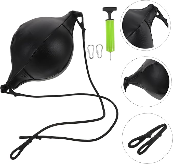 1 Set Boxing Reaction Ball Double End Hanging Speed Training Bag for Reflexes Coordination and Relief for Boxing Martial Arts and Fitness Small Spaces