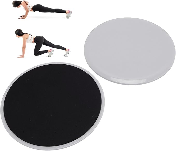 Core Sliders, 2pcs ABS Foam Core Sliders Gliding Discs for Home Workout for Cores Strength Training Fitness Exercise Equipment