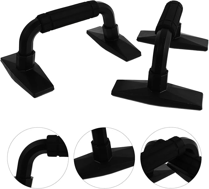 SUPVOX Push-up Stands and Brackets Set, Compact H-shape Arm Exercise Equipment with Non-slip Grip for Home Strength Training and Muscle Building