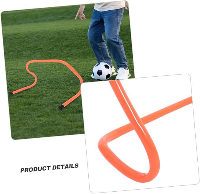 4pcs Agility Hurdles for Boys and Girls Wear-Resistant Training Equipment for Soccer Football and Athletics Speed Coordination and Core Strength Hurdles for Obstacle