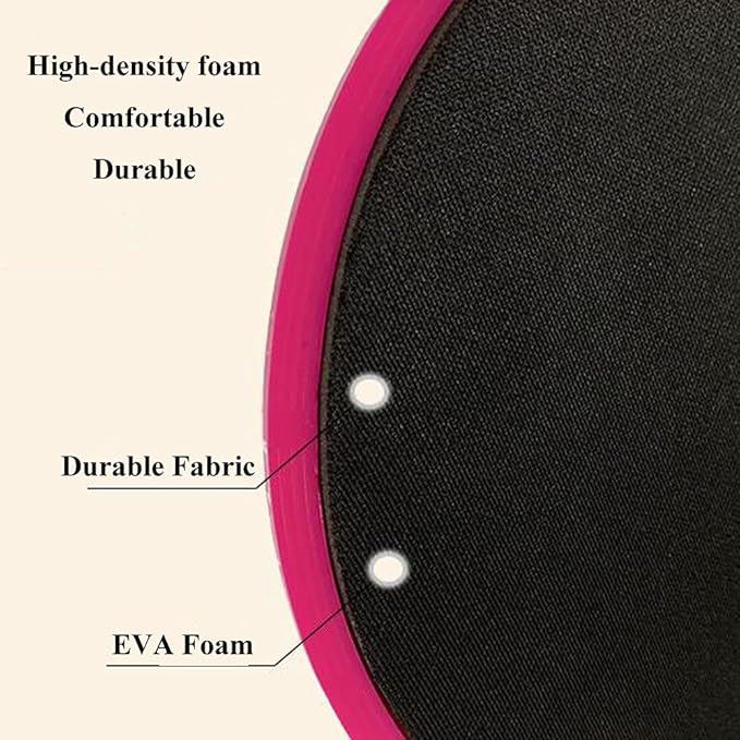 Dual Core Sliders,Core Exercise Gliding Discs Sportz Sliders for Working Out Compact Core Gliders for Home Gym Dual Sided Disks Used on Carpet or Hard Floors
