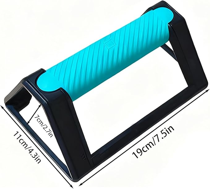 Push Up Bars for Home Workout, Triangular Stable Support with Wrist Protection & Anti-Slip Base, Strength Training Handles for Men and Women, Pushup Stands for Chest Arm Exercise -1 Pair