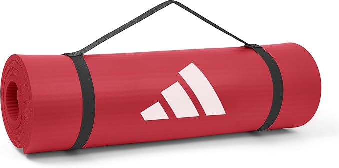adidas Fitness Mat - Lightweight - Non Slip Yoga Mat, 7mm or 10mm