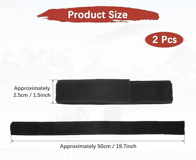 Boot Straps for Cowboy Boots - Cycling Safety Bind Pant Bands Use for Cycling & Jogging, & Camping - Adjustable Elastic Bike Ankle Leg Strap