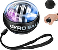 Wrist Ball, 2026 New Wrist Ball Exerciser, Auto-Start Gyroscopic Forearm Exerciser, Enhance Grip Strength, Hand Strengthening Devices, Adjustable Resistance, with LED Lights