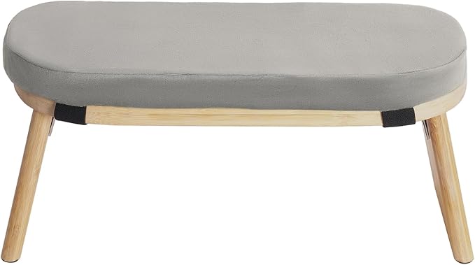 Bamboo Meditation Bench Stool – Foldable Yoga Seat with Cushion & Bag