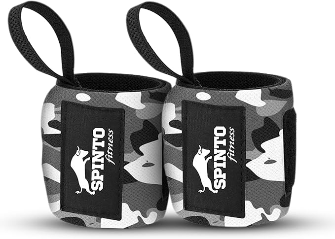 Spinto Fitness 24” Wrist Wraps for Weightlifting USPA‑Approved Powerlifting Competition Wrist Support with Thumb Loop Heavy Duty Grip Strength Gym Accessories for Men & Women