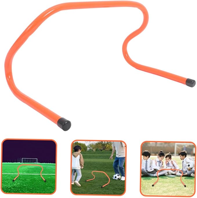 4pcs Sports Agility Hurdles Plastic Training Equipment for Speed and Coordination Drills for Boys and Girls and Athletes Height for Soccer Practice and Fitness Training
