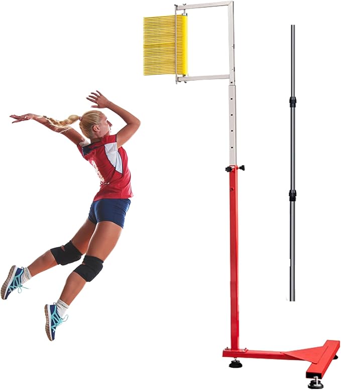 5.9-11.8 FT Jump Measurement Tester, Floor Mounted Vertical Jump Measuring Device, Vertical Jumping Measurement Tool for Volleyball Slam Dunk Jump Training Aid