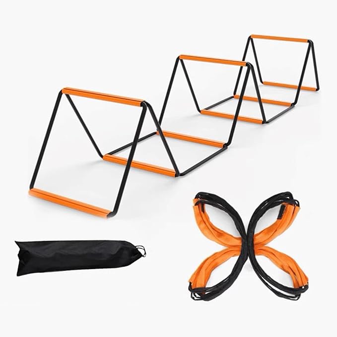 SM SunniMix Agility Ladder Agility Training Ladder Portable Fitness Training Equipment Jumping Hurdles Workout Football Footwork Ladder