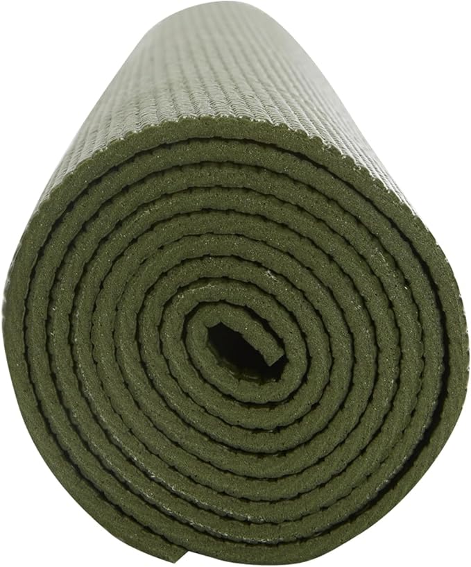 Everyday Yoga Deluxe Mat, Spacious 72"x24" Non-Slip Yoga Mat for Comfortable Home Workouts, 3-5mm Extra Thick