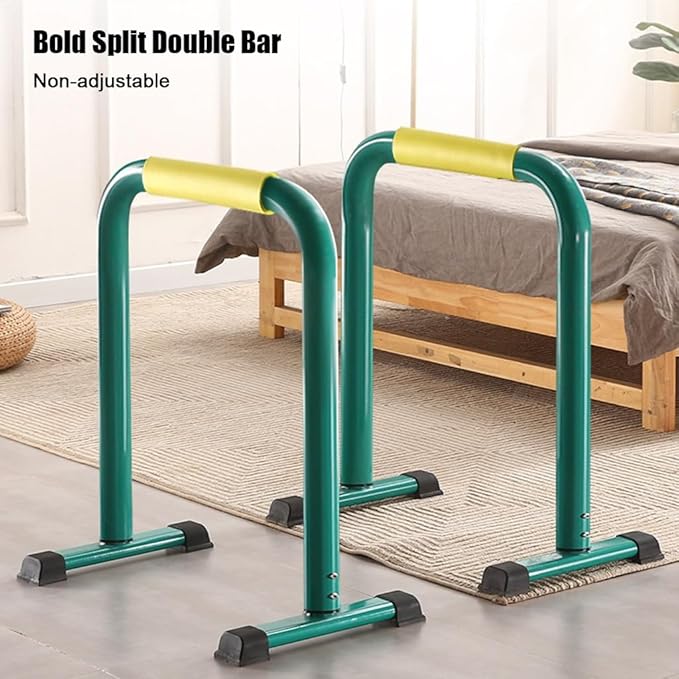 Heavy Duty Strength Training Dip Stands Station, with(440 LBS) Loading Capacity,Tricep Dips, Pull-Ups, Push-Ups