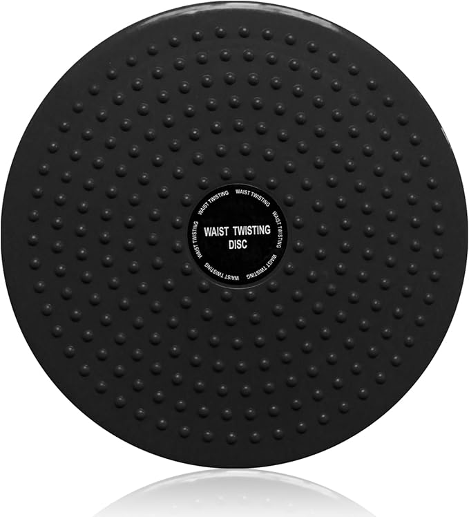Twist Board for Exercise 90kg Load PP Waist Twisting Disc for Waist Aerobic Exercise Full Body Toning Workout Portable Rotating Ab for Workout Equipment Black, Waist Twisting Disc, STANDARD