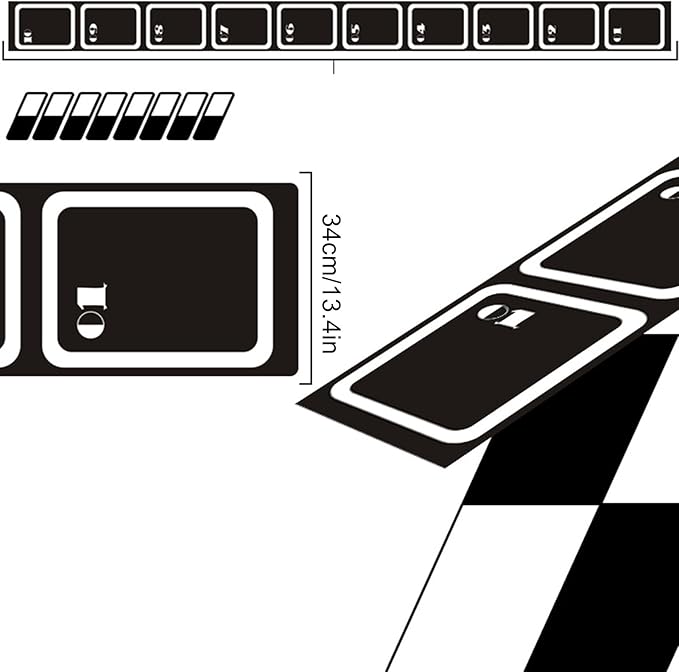 Sports Agility Ladders - Soccer Training Mat | Portable Football Speed Practice Supply Equipment, Agility and Speed Coordination footworkk Drills for Fitness Exercise Gym Gear