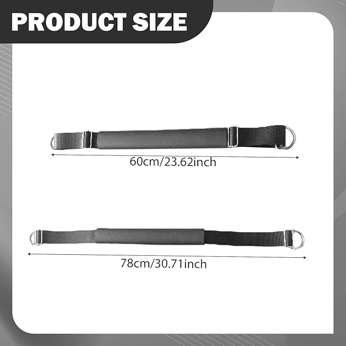 Pilates Foot Strap Adjustable Improve Flexibility Home Gym Exercise Strap