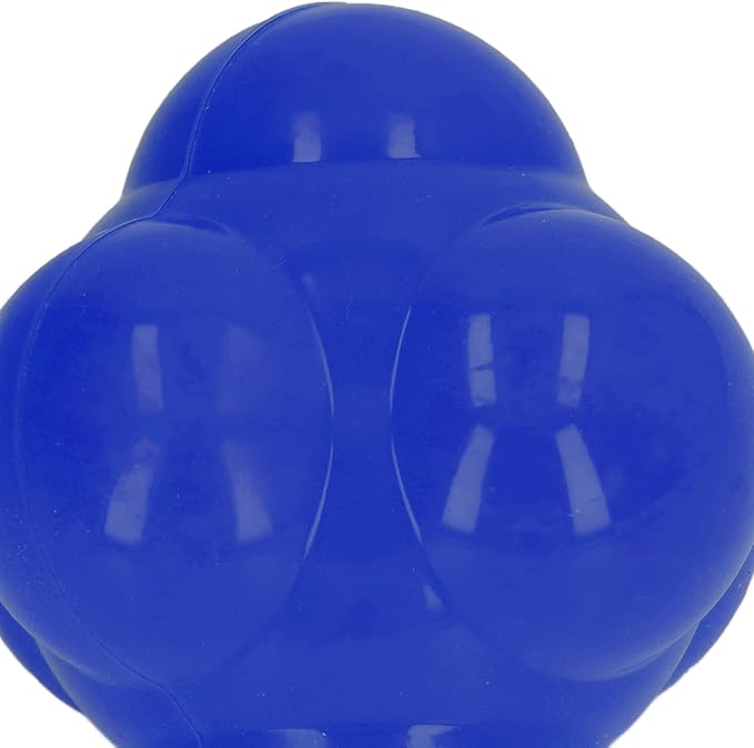 Reaction Ball, Rubber Bright Color Hex Reaction Trainer Ball for Enhanced Agility, Hand Eye Coordination and Fitness Training for Basketball Tennis