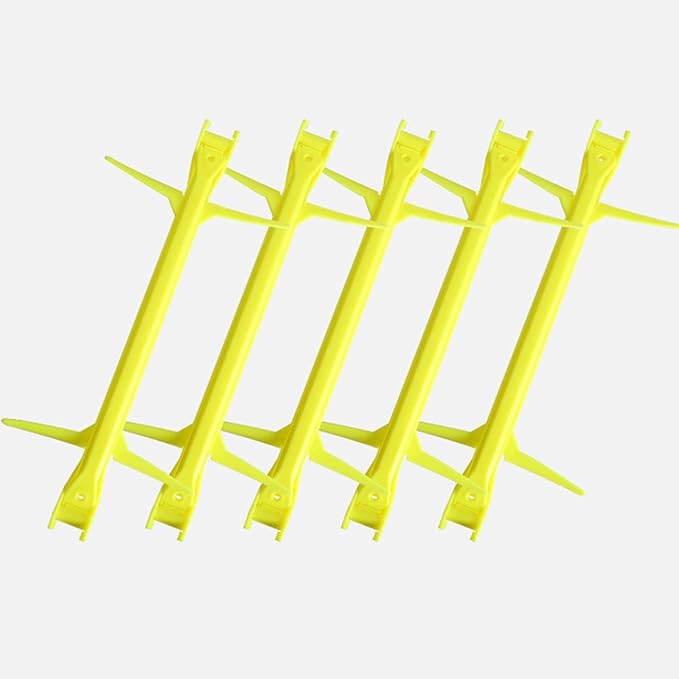 B Baosity Agility Training Hurdles, Improves Strength, Speed Hurdles Agility Speed Training Equipment for Courses Coaching, Fluorescent Green, 40cmx19.5cmx32.5cm