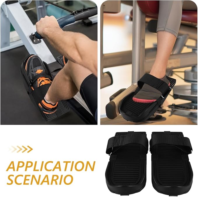 1 Pair Rowing Machine Foot Pedals Bicycle Accessories Exercise Equipment Bike Accessories Rowing Machines for Home Rowing Machine Pedals for Indoor Fitness Equipment Plastic
