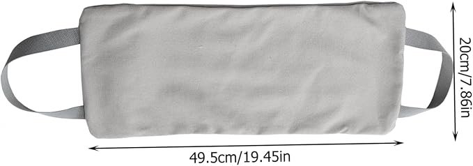 balacoo Fitness Training Sandbag Durable Exercise Sandbag with Handles for Weightlifting Yoga and Muscle Building Versatile Sand Weighting Bag for Home and Gym Workouts Gray