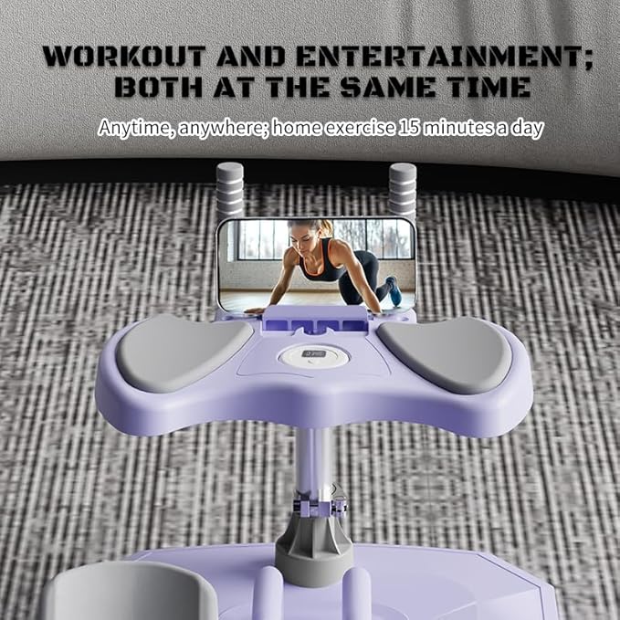 Spine Twist and Stretch Trainer, Multifunctional Abdominal Plate, Detachable Ab Trainer Machine with Anti-Slip Design, Portable Pilates Reformer for Core Workouts, Pilates Board