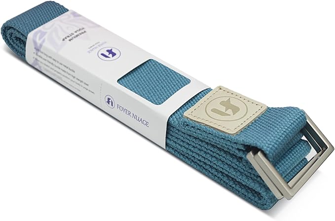 Yoga Straps 1.8M or 2.5M, Durable Cotton Yoga Straps for Stretching, Adjustable Yoga Belt Strap for Yoga, Dance, Gym Workouts