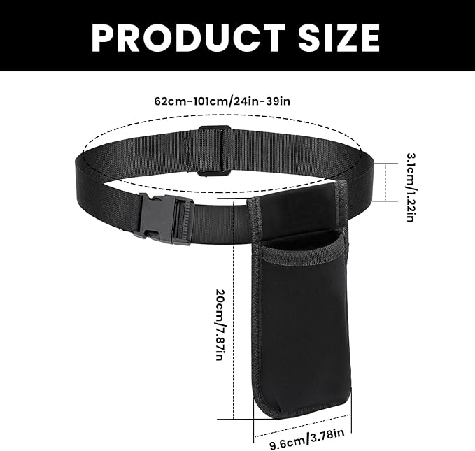 2 Pcs Professional Massage Oil Holster, Massage Waist Oil Case Adjustable Lotion Oil Waist Holder Organizer Belt Comfortable Therapist Essential Accessory