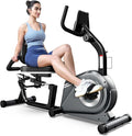 Recumbent Exercise Bike for Home,Recumbent Stationary Bikes for Adults & Seniors,Load Capacity of 400 pounds,Equipped with 16 Adjustable Gears, and Soft Adjustable Seats