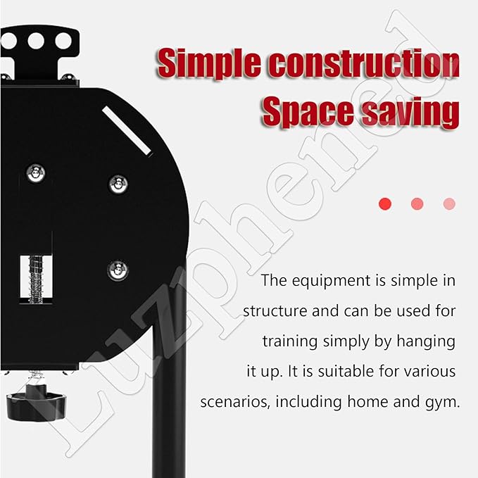 Endless Rope Trainer, Portable Cable Pulley System, Adjustable Tricep Rope Attachment with 330lb Load Capacity, 30kg Max Resistance for Full Body Workout & Strength Training Black