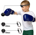 Hikeen Boxing Reflex Ball MMA Boxing Equipment 2 Difficulty Levels Adjustable for Adults and Kids Agility Training Punching Speed and Hand Eye Coordination Training