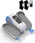 Under Desk Machine, Electric Elliptical Leg Exerciser for Senior, 13 Adjustable Speeds Quiet and Portable Seated Pedal Exerciser for Training with Remote Control