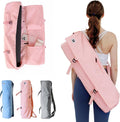Tumaz Yoga Mat Bag | Padded Adjustable Shoulder Strap | Fits Up to 26" Mats | Multi-Pocket Storage for Essentials | Heavy-Duty G-Hook Closure | Lightweight & Durable for Yoga, Pilates & Fitness