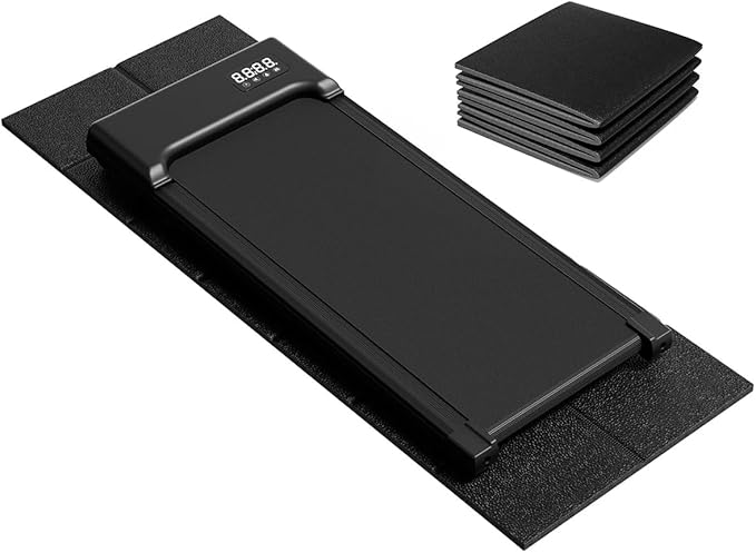 Walking Pad Mat – 68" x 24", 1/4" Thick Non-Slip Treadmill Mat for Carpet Floors & Hardwood, Shock Absorbing Exercise Mat & Under Treadmill Mat for Floor Protection in Home Gym