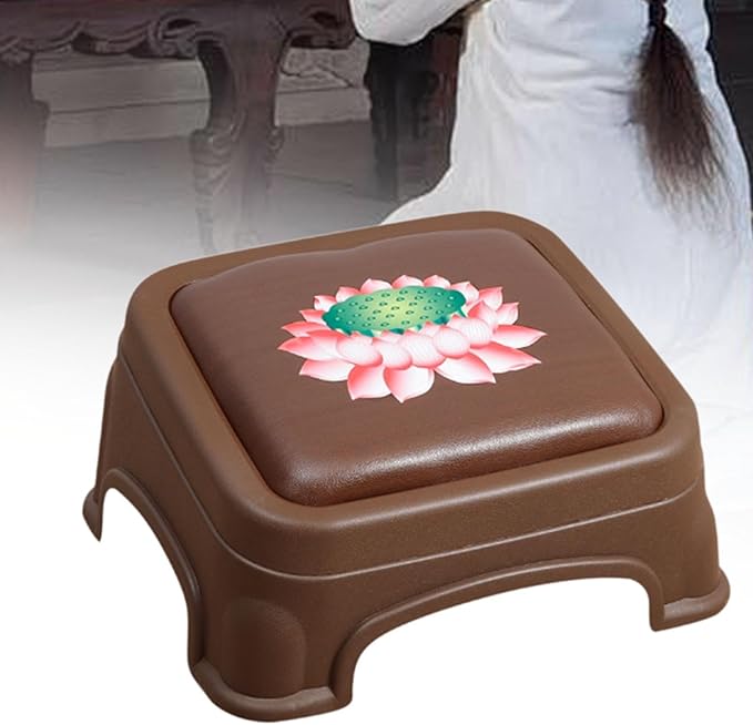 Meditation Seat Kneeling Meditation Stool Versatile Bring Good Luck, Fortune Prayer Stool Meditation Bench for Studio Kneeler