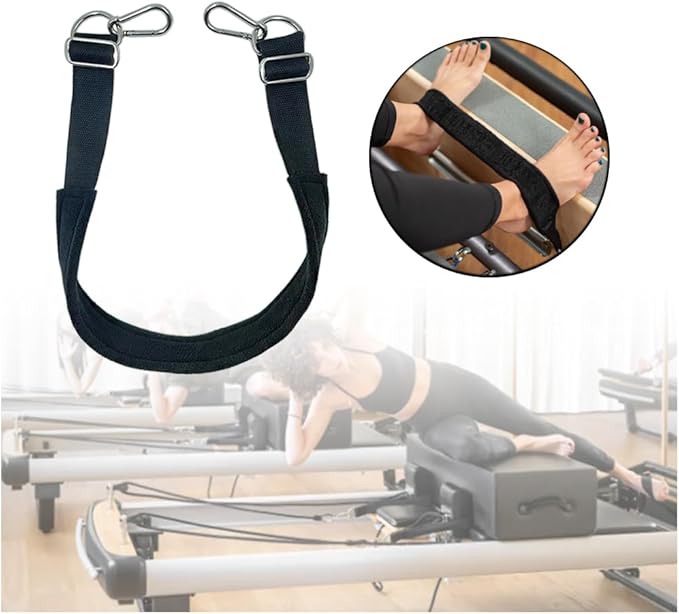 Pilates Equipment Hook and Tie Straps,Equipoise Body Cotton Straps,Suitable for Pilates Core Bed Accessories,Balance Training -Thickened Material 27.6 in.