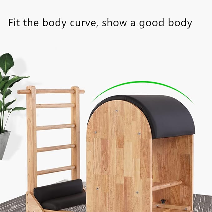 Pilates Ladder Barrels -Pilates Wooden Ladder Barrel Home Large Equipment Yoga Training Core Spine Corrector Professional