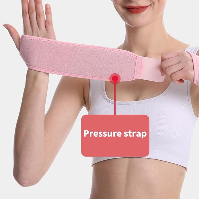 2pieces Wrist Brace Thumb Wrist Brace Adjustable Wrist Wrap for Fitness Badminton Basketball
