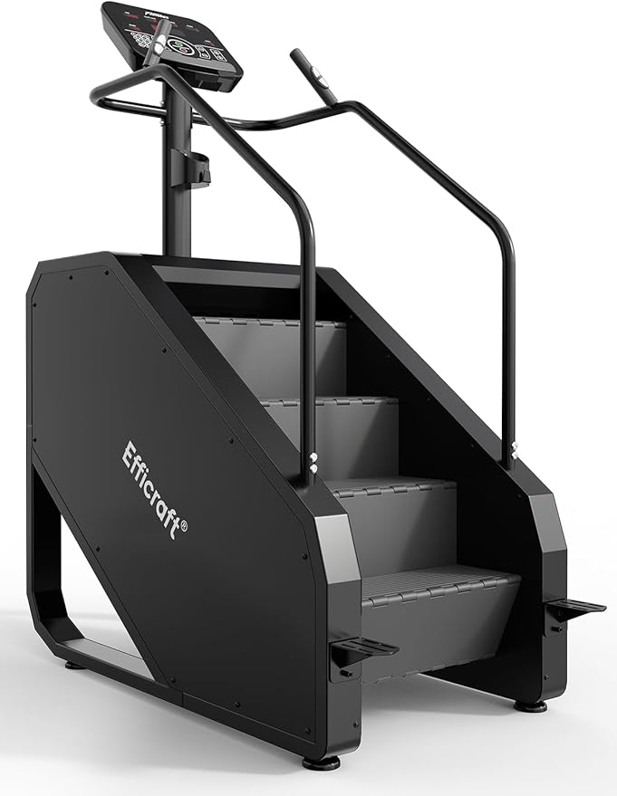 Stair Stepper Machine, Commercial Grade Stair Master for Exercise at Home, Continuous Climbing Exercise Machine for Cardio, 15 Speed Levels Stair Master, 15-164 Steps/Min, Black