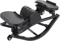 Lateral Rocking Fitness Stepper for Home Workout, Low-Impact Rock Stepper Protects Knees & Joints, Portable Compact Side-to-Side Stepper for Legs, Glutes & Abs Training