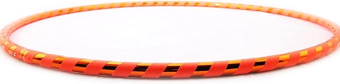 Weighted Beginner Fitness Hula Hoop for Adults - Exercise Hoop for Weight Loss & Core Workout - Large Diameter Hoop for Easy Learning - Handmade in USA - Multiple Sizes & Colors