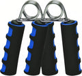 Finger grip strength training device Forearm strength training device Soft foam handle is suitable for wrist, forearm, finger training and rehabilitation (2pcs)