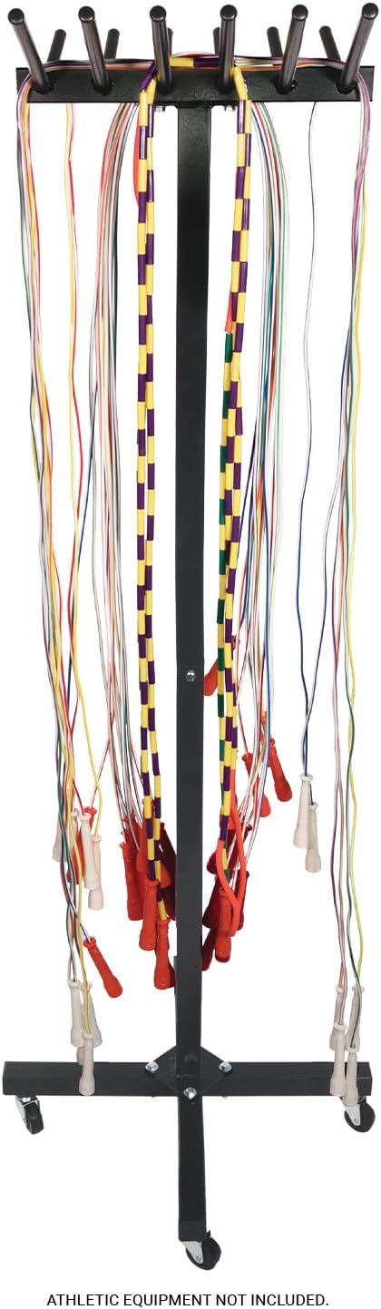 Champion Sports Jump Rope Cart, 23 InchL X 23 InchW X 65 Inch H