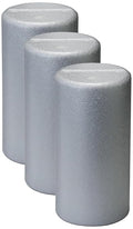 THERABAND Foam Roller, 12" Long High Density Pro Foam Roller Tool for Post-Workout Recovery & Pre-Workout Warm-Up, Roll Out Muscle Soreness, 6" Diameter, White (Pack of 3)