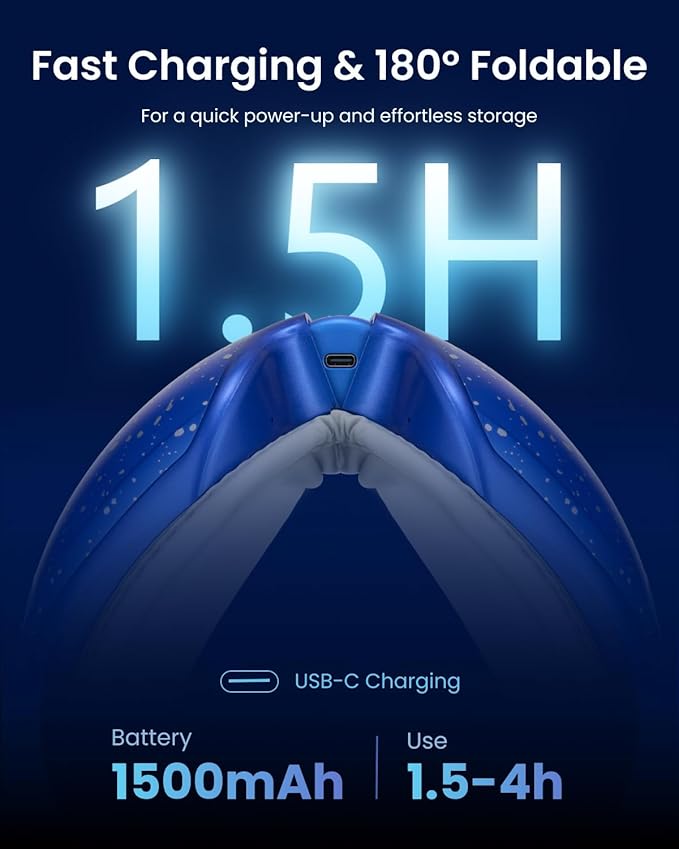 RENPHO Limited Edition Eye Massager with Heat and Cooling Voice Control, FSA Eligible HSA Mothers Day Birthday Gifts for Mom Women Men Her Him, Eye Mask for Migraines Relief, Eyeris 3 Reduce Dry Eyes