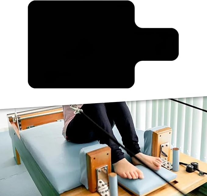 Pilates Mat for Reformer Portable 39 X 24inch Nonslip Cover Suede Cloth Rubber Lightweight Fitness Gym Travel Gym Accessories
