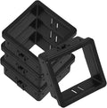 TOYANDONA 4Pcs Tubing Sleeve for Fitness Equipment Precision Fit Hollow Tube Bushing Insert for Square Tubes Enhances Stability Reduces Shaking Home Gyms